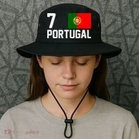 7 Portugal Flag Jersey Soccer Bucket Hat thumb 3