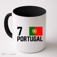 7 Portugal Flag Jersey Soccer Coffee Mug thumb 0