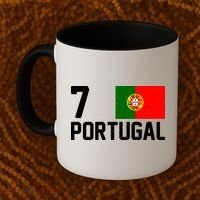 7 Portugal Flag Jersey Soccer Coffee Mug thumb 2
