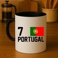 7 Portugal Flag Jersey Soccer Coffee Mug thumb 4