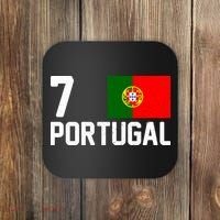 7 Portugal Flag Jersey Soccer Coaster thumb 0