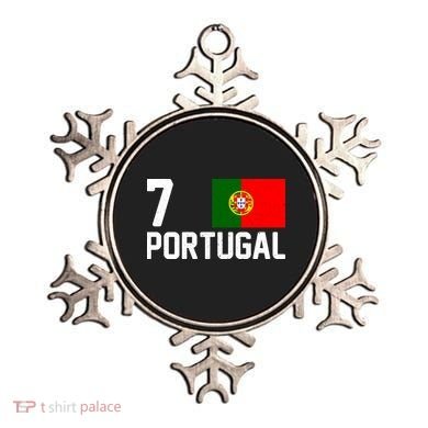 7 Portugal Flag Jersey Soccer Ornament
