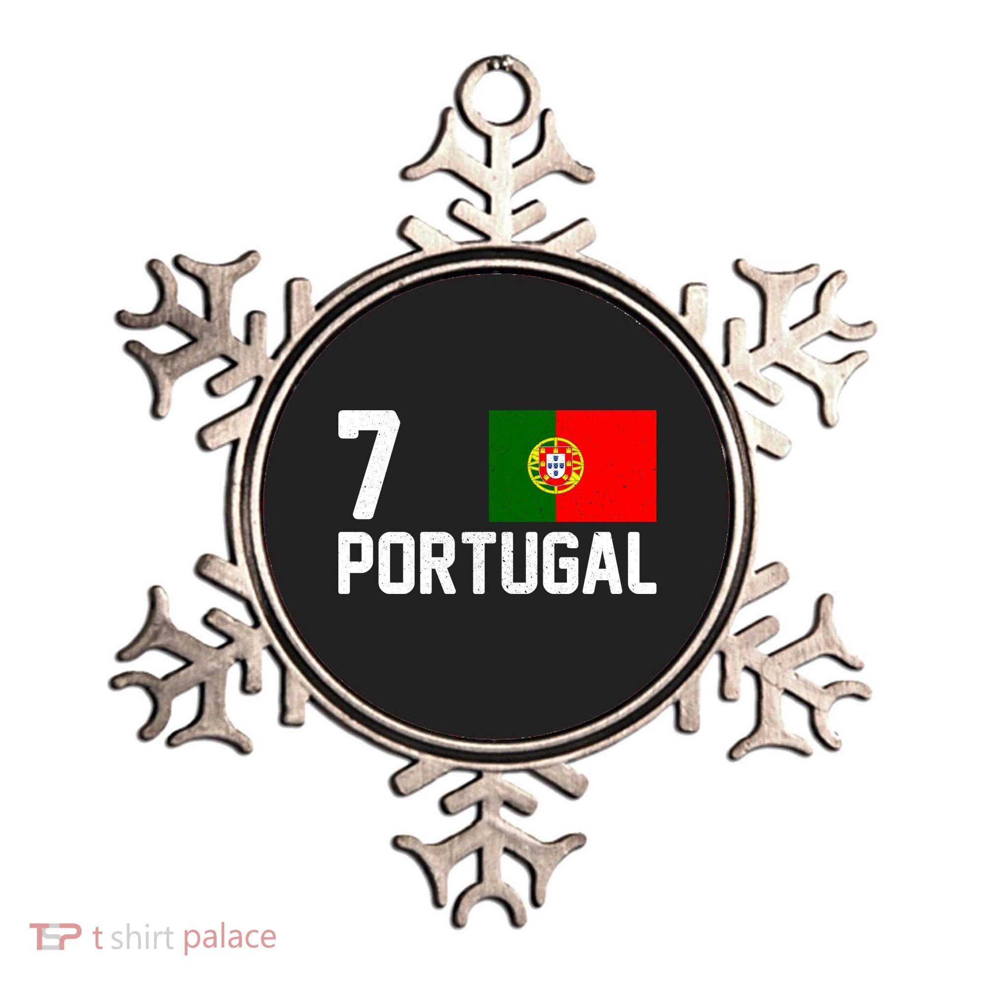 7 Portugal Flag Jersey Soccer Ornament