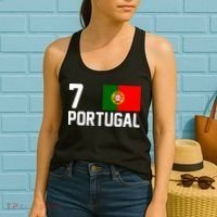 7 Portugal Flag Jersey Soccer Women's Tank Top thumb 2