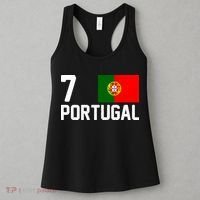 7 Portugal Flag Jersey Soccer Women's Tank Top thumb 3