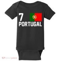 7 Portugal Flag Jersey Soccer Baby Bodysuit thumb 0