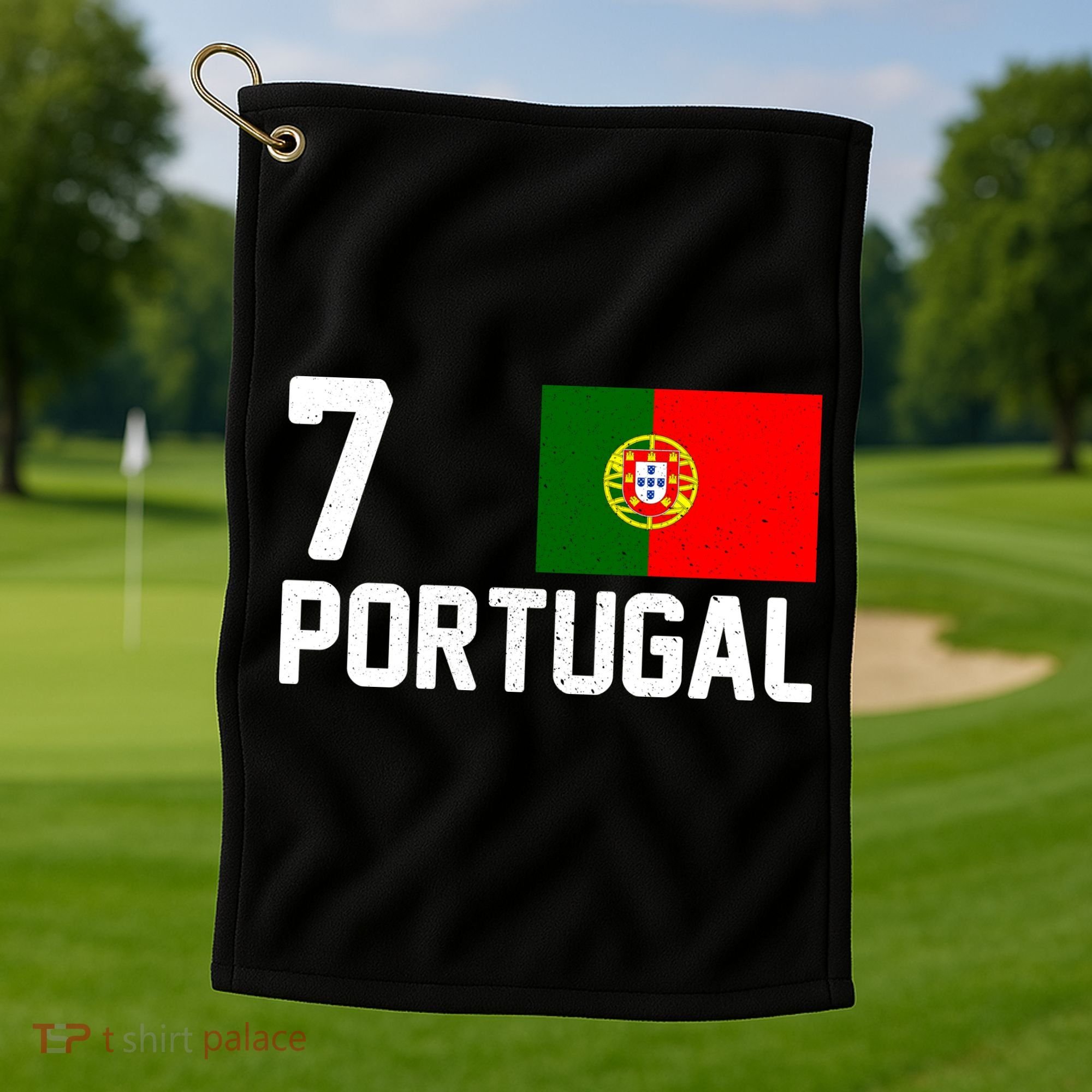 7 Portugal Flag Jersey Soccer Golf Towel