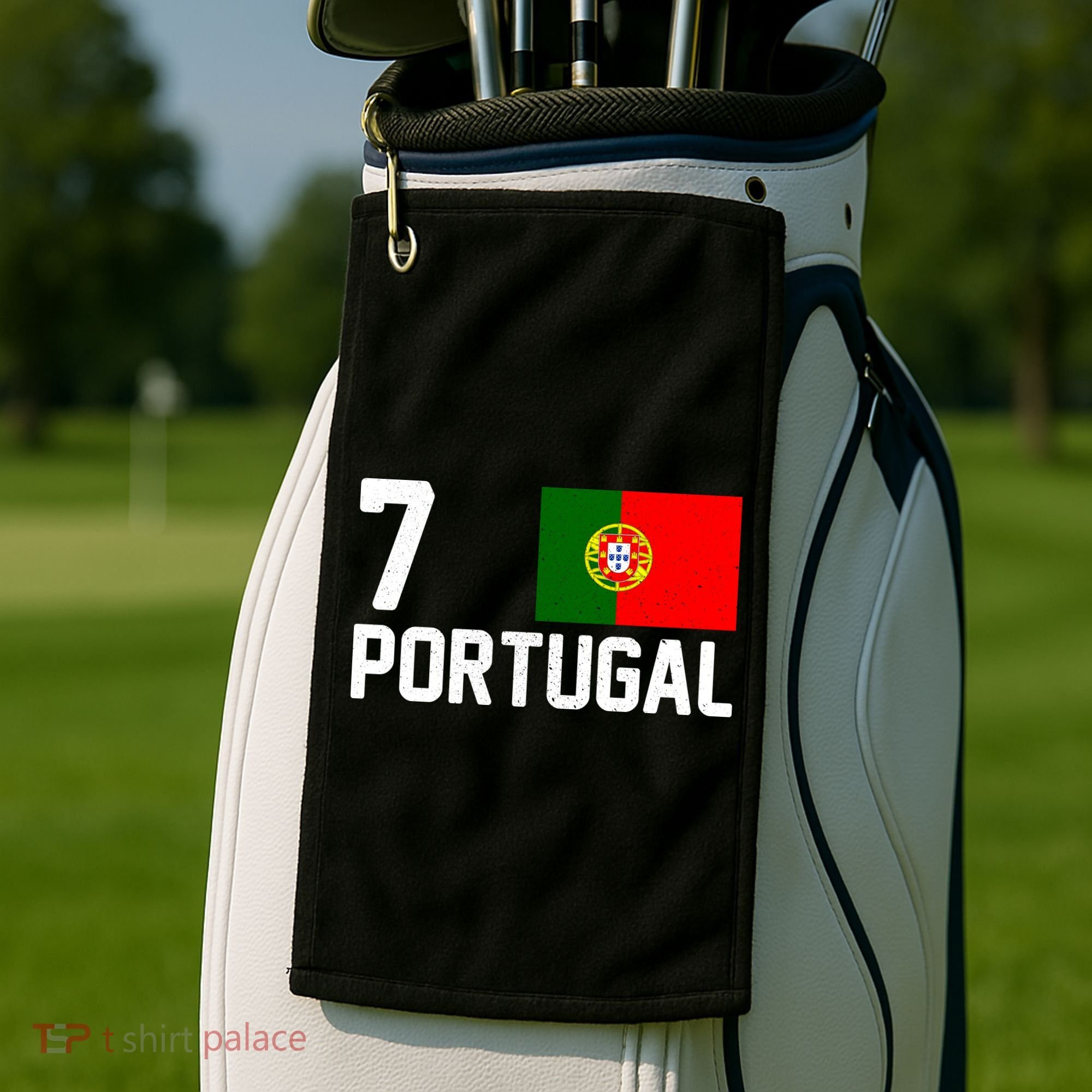 7 Portugal Flag Jersey Soccer Golf Towel