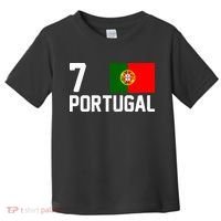 7 Portugal Flag Jersey Soccer Toddler T-Shirt thumb 0