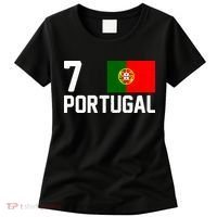 7 Portugal Flag Jersey Soccer Women's T-Shirt thumb 0