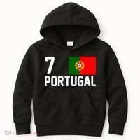 7 Portugal Flag Jersey Soccer Kids Hoodie thumb 0