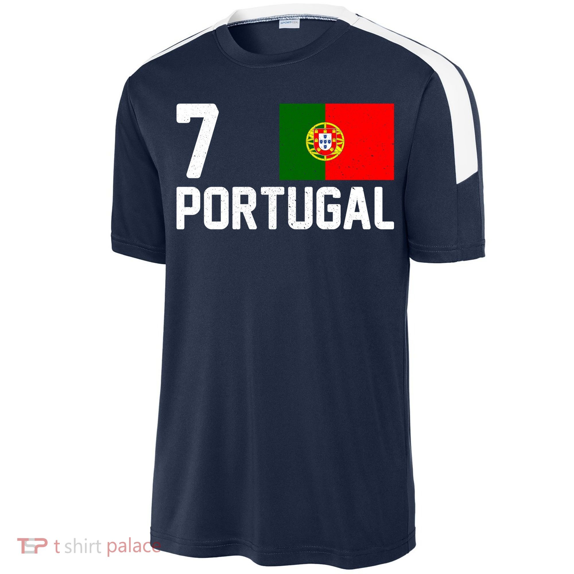 7 Portugal Flag Jersey Soccer Sport-Tek Competitor United Soccer Jersey