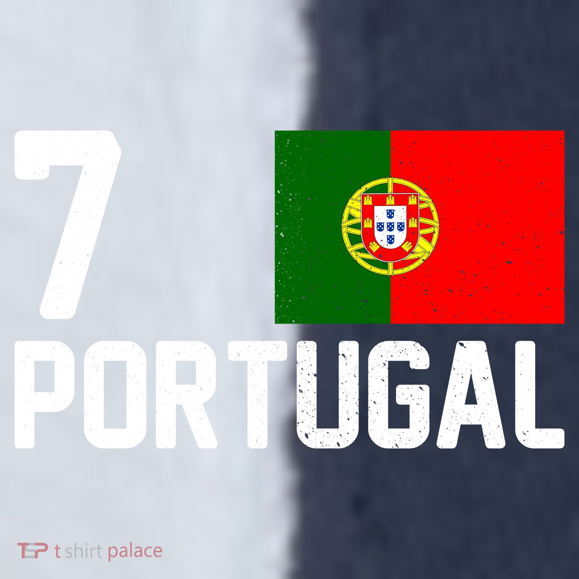 7 Portugal Flag Jersey Soccer Sport-Tek Competitor United Soccer Jersey