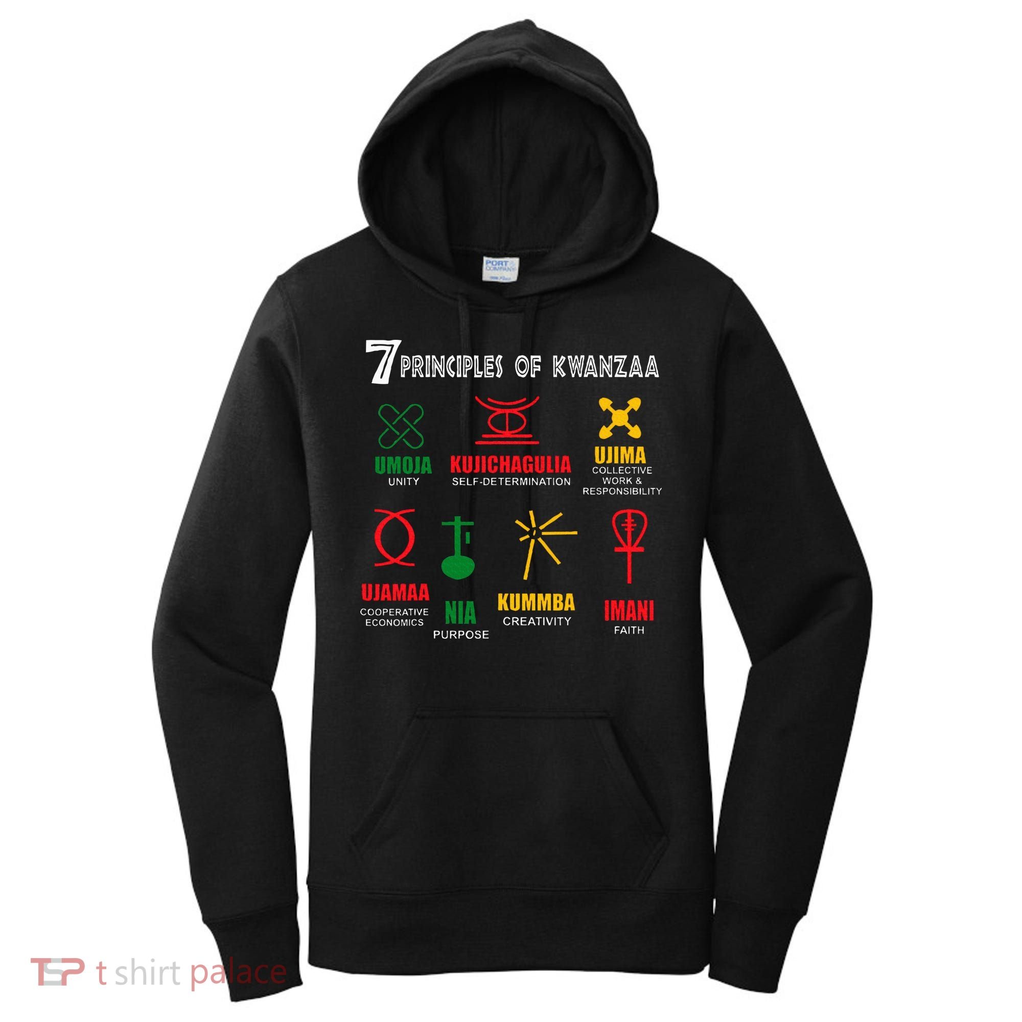 7 Principles Of Kwanzaa Women's Hoodie