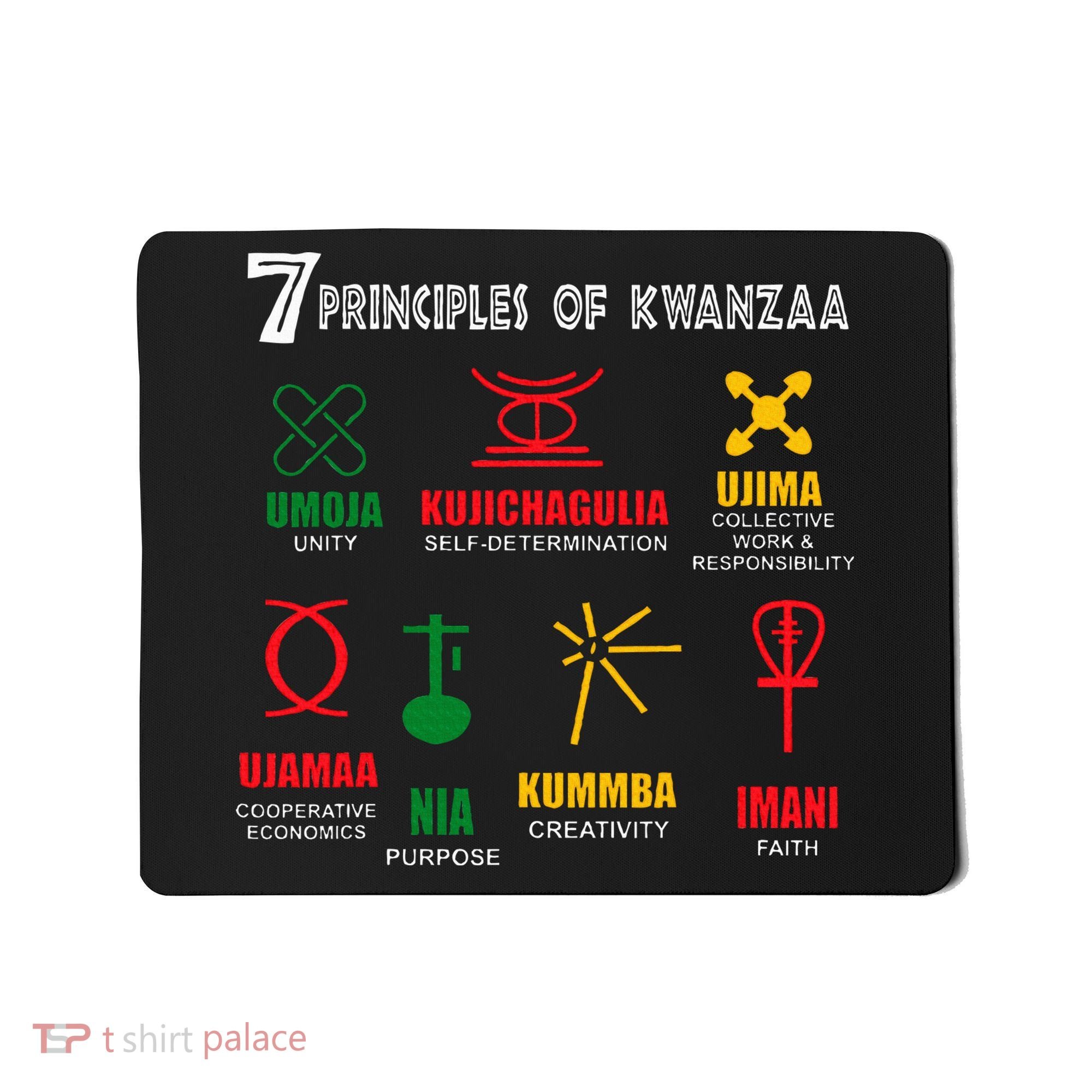 7 Principles Of Kwanzaa Mousepad