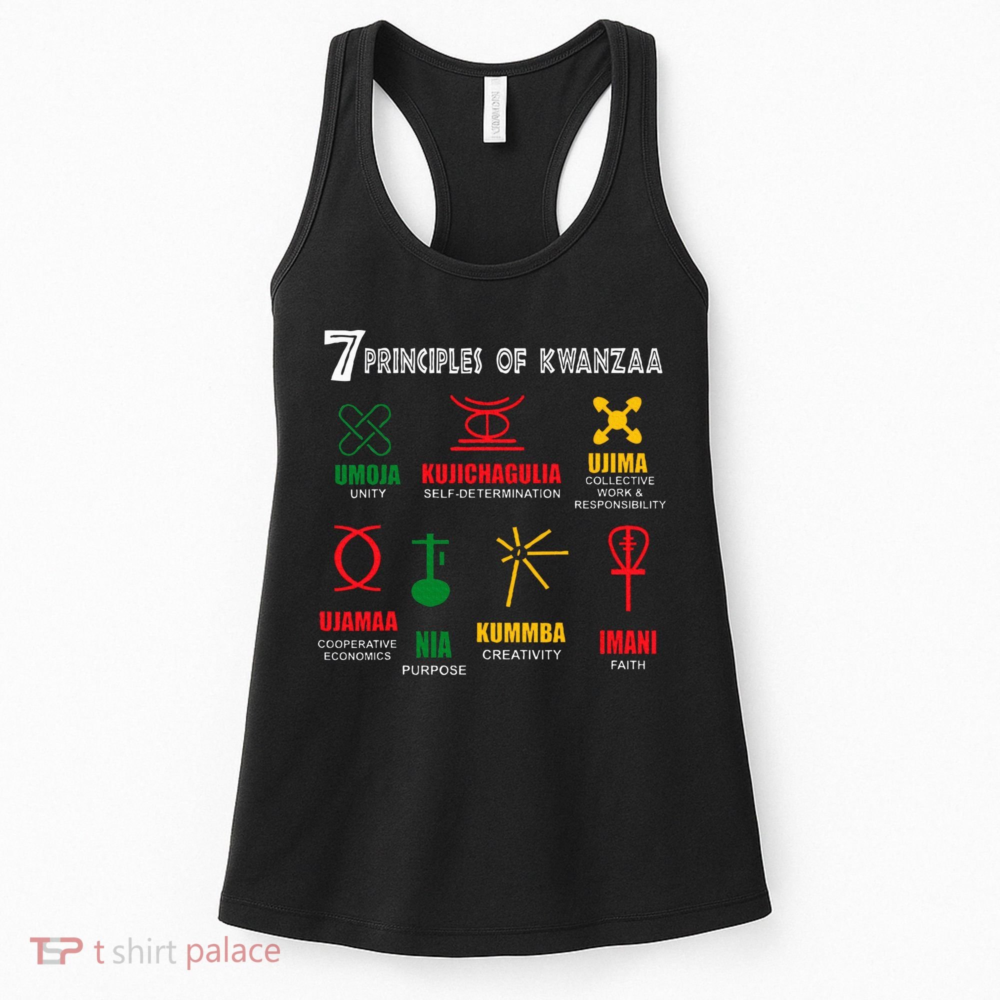 7 Principles Of Kwanzaa Women's Tank Top