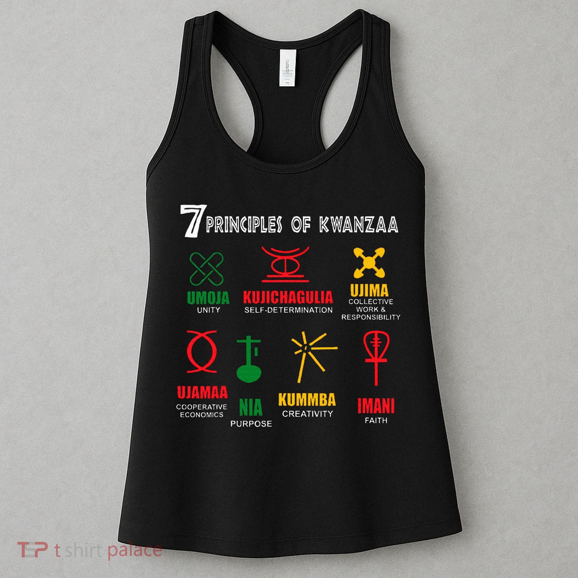 7 Principles Of Kwanzaa Women's Tank Top