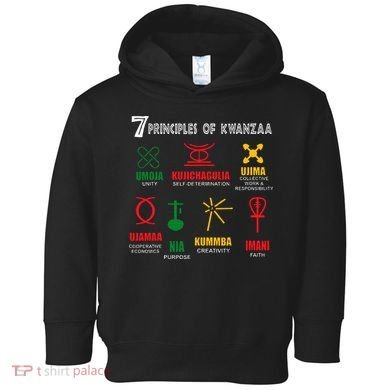 7 Principles Of Kwanzaa Toddler Hoodie