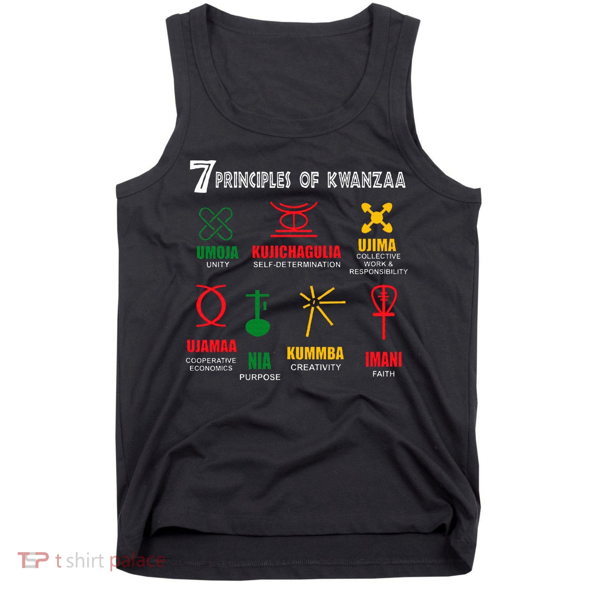 7 Principles Of Kwanzaa Tank Top