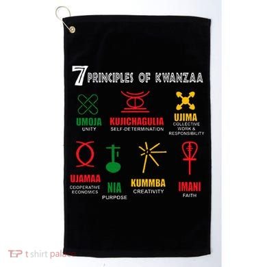 7 Principles Of Kwanzaa Golf Towel