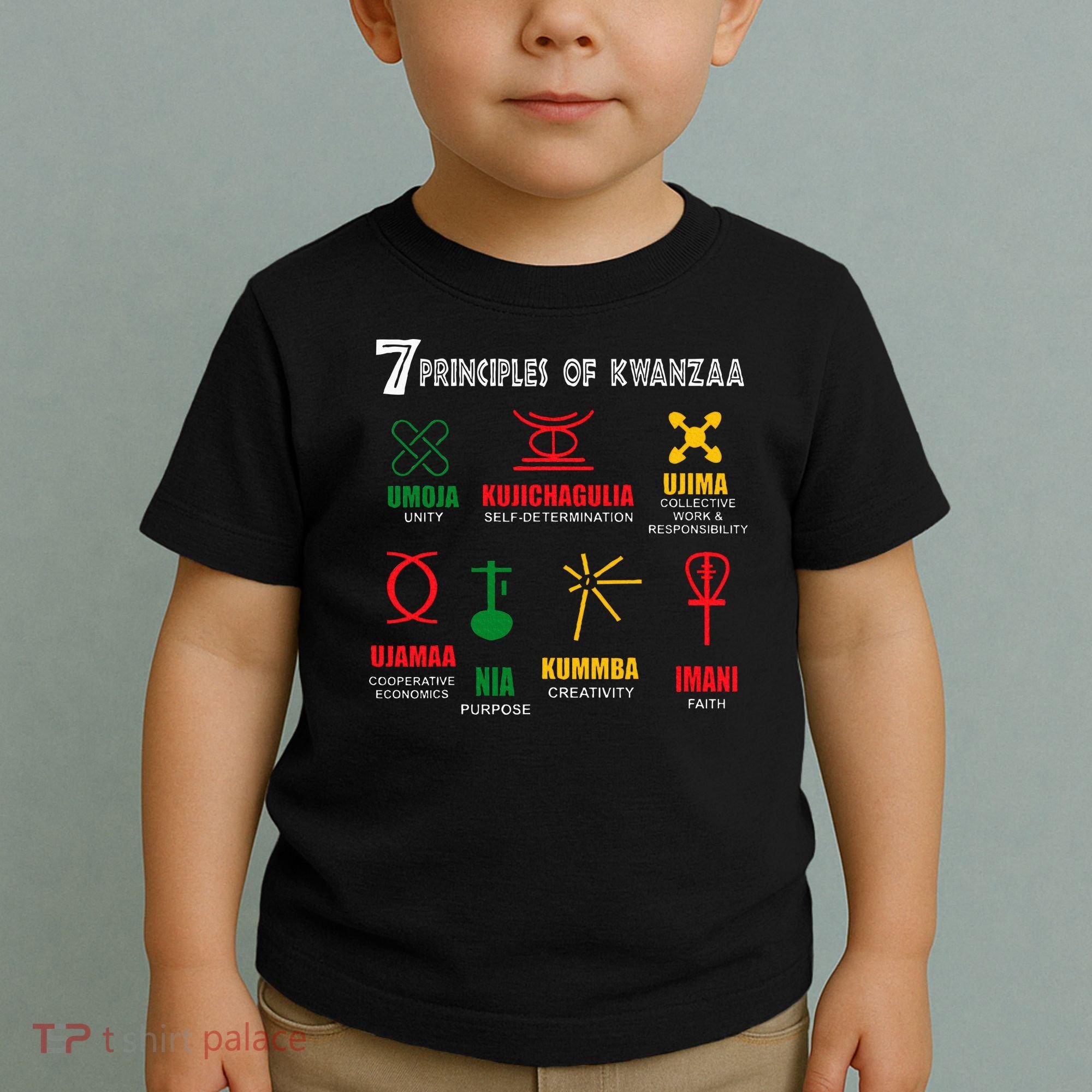7 Principles Of Kwanzaa Toddler T-Shirt