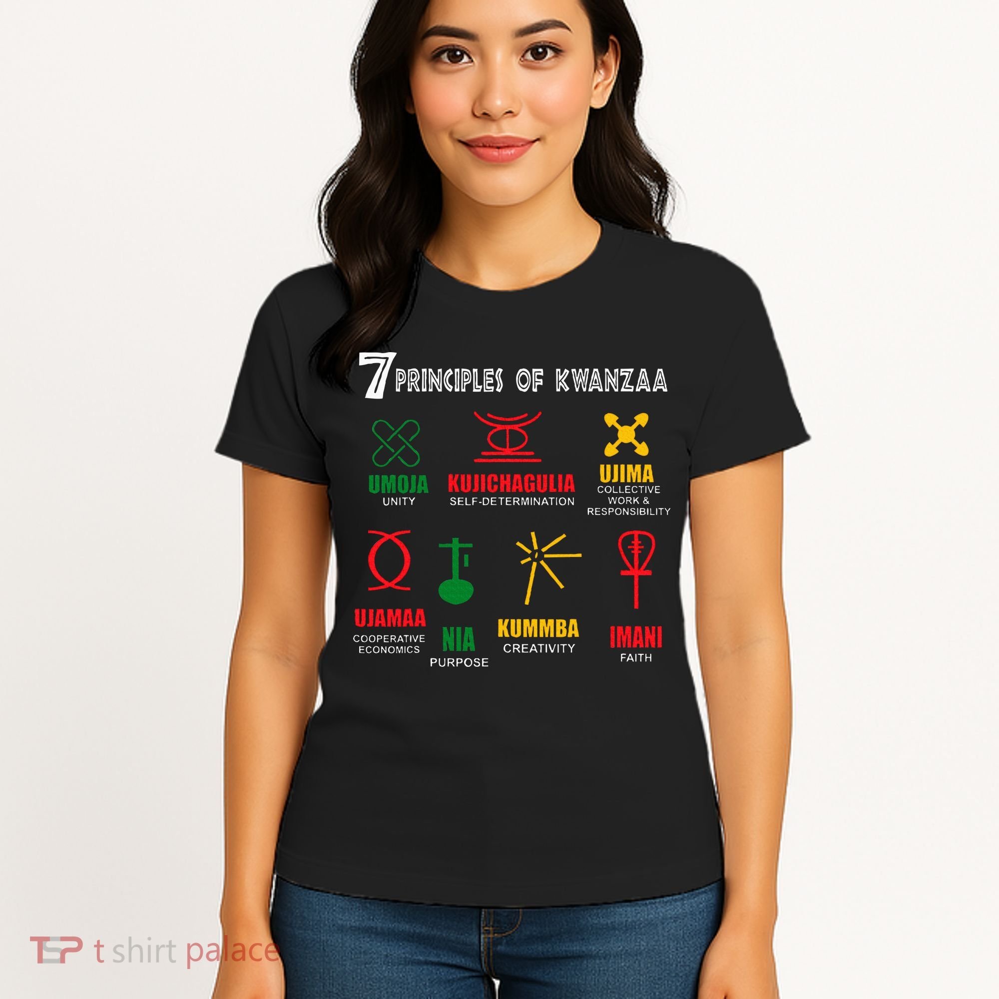 7 Principles Of Kwanzaa Women's T-Shirt