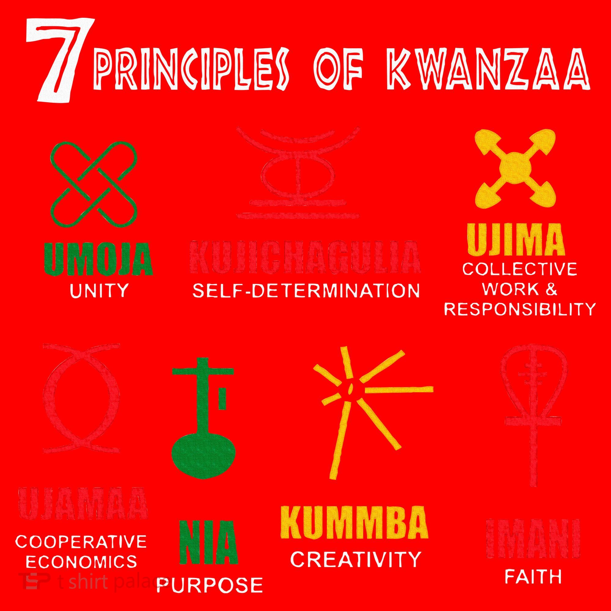 7 Principles Of Kwanzaa Santa Hat