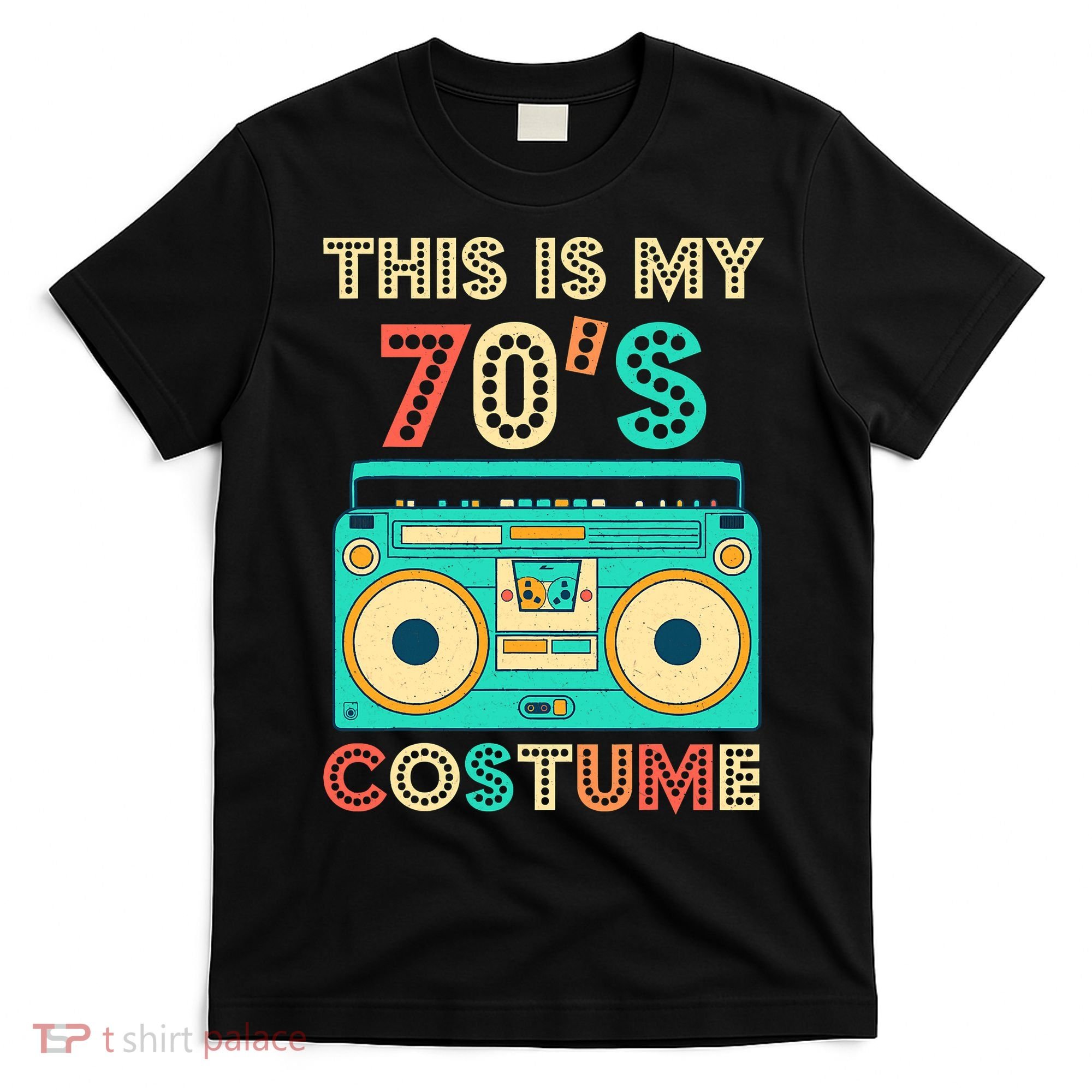 70s Party This Is My 70s Costume 1970s Retro Vintage T-Shirt