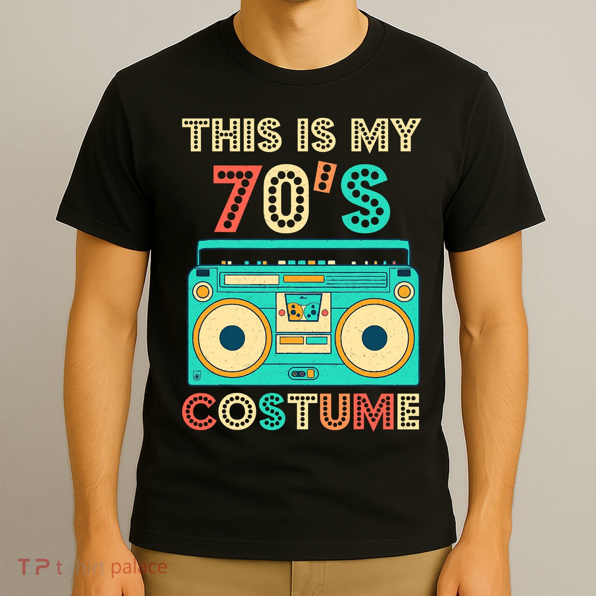 70s Party This Is My 70s Costume 1970s Retro Vintage T-Shirt
