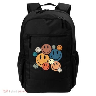 70s Retro Smile Face Cute Happy Peace Smiling Face Backpack