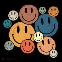 70s Retro Smile Face Cute Happy Peace Smiling Face Women's Hoodie thumb 2