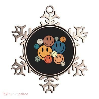 70s Retro Smile Face Cute Happy Peace Smiling Face Ornament