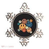 70s Retro Smile Face Cute Happy Peace Smiling Face Ornament thumb 0