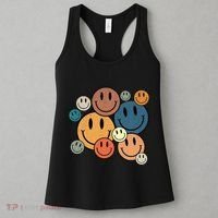 70s Retro Smile Face Cute Happy Peace Smiling Face Women's Tank Top thumb 3