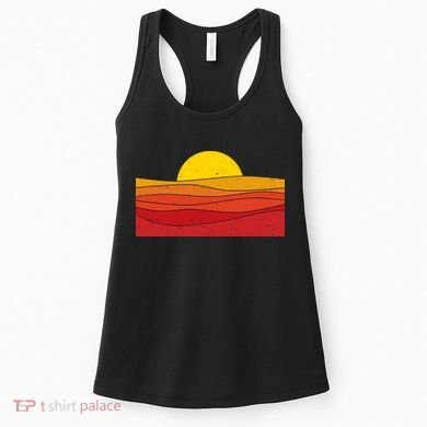 70s Retro Vintage Sunset Women's Tank Top