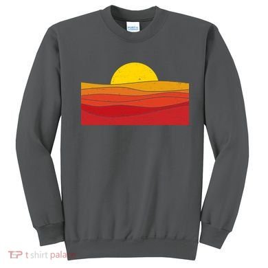70s Retro Vintage Sunset Sweatshirt