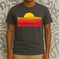 70s Retro Vintage Sunset T-Shirt thumb 3