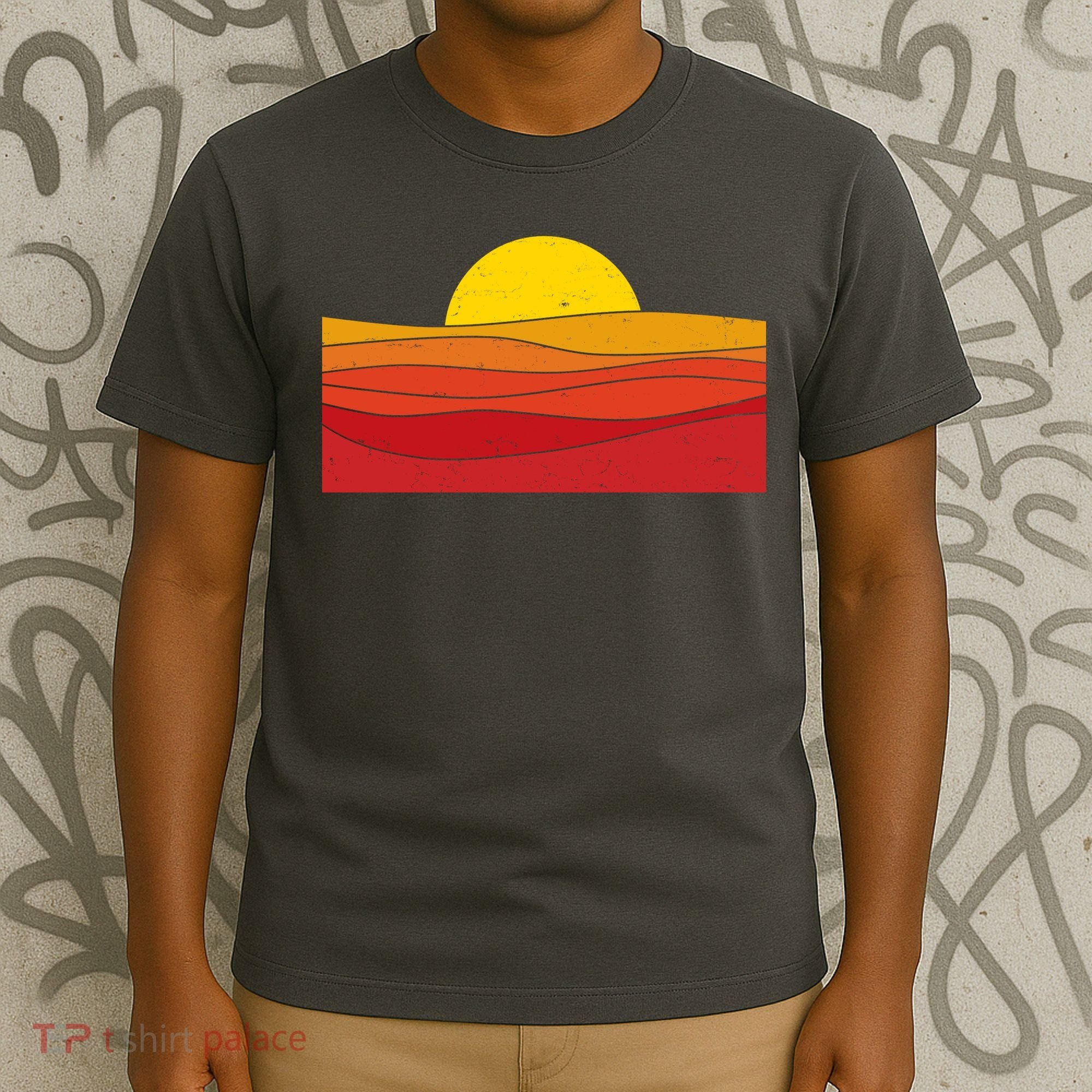 70s Retro Vintage Sunset T-Shirt