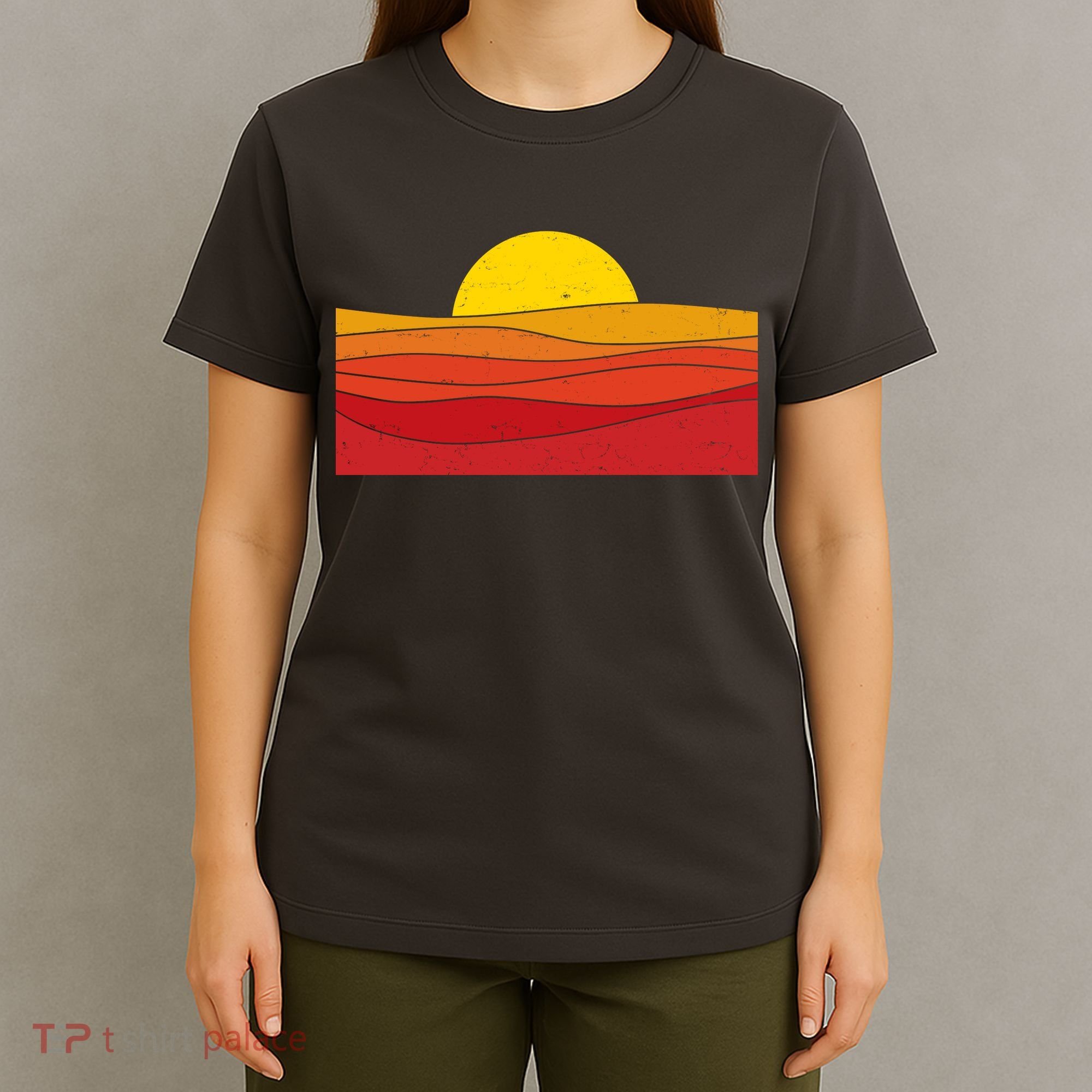 70s Retro Vintage Sunset T-Shirt