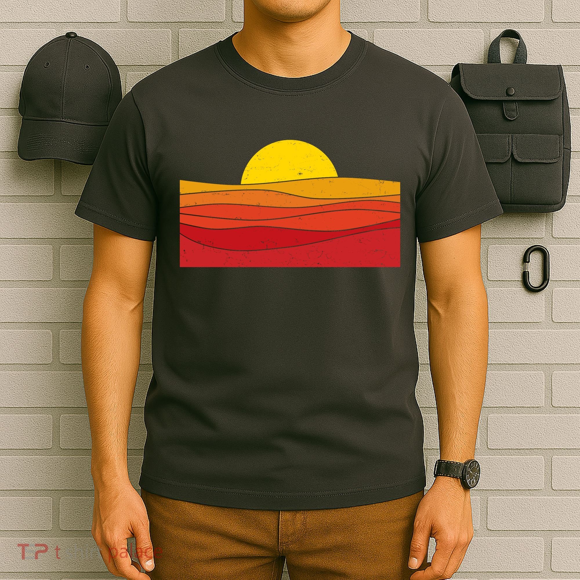 70s Retro Vintage Sunset T-Shirt