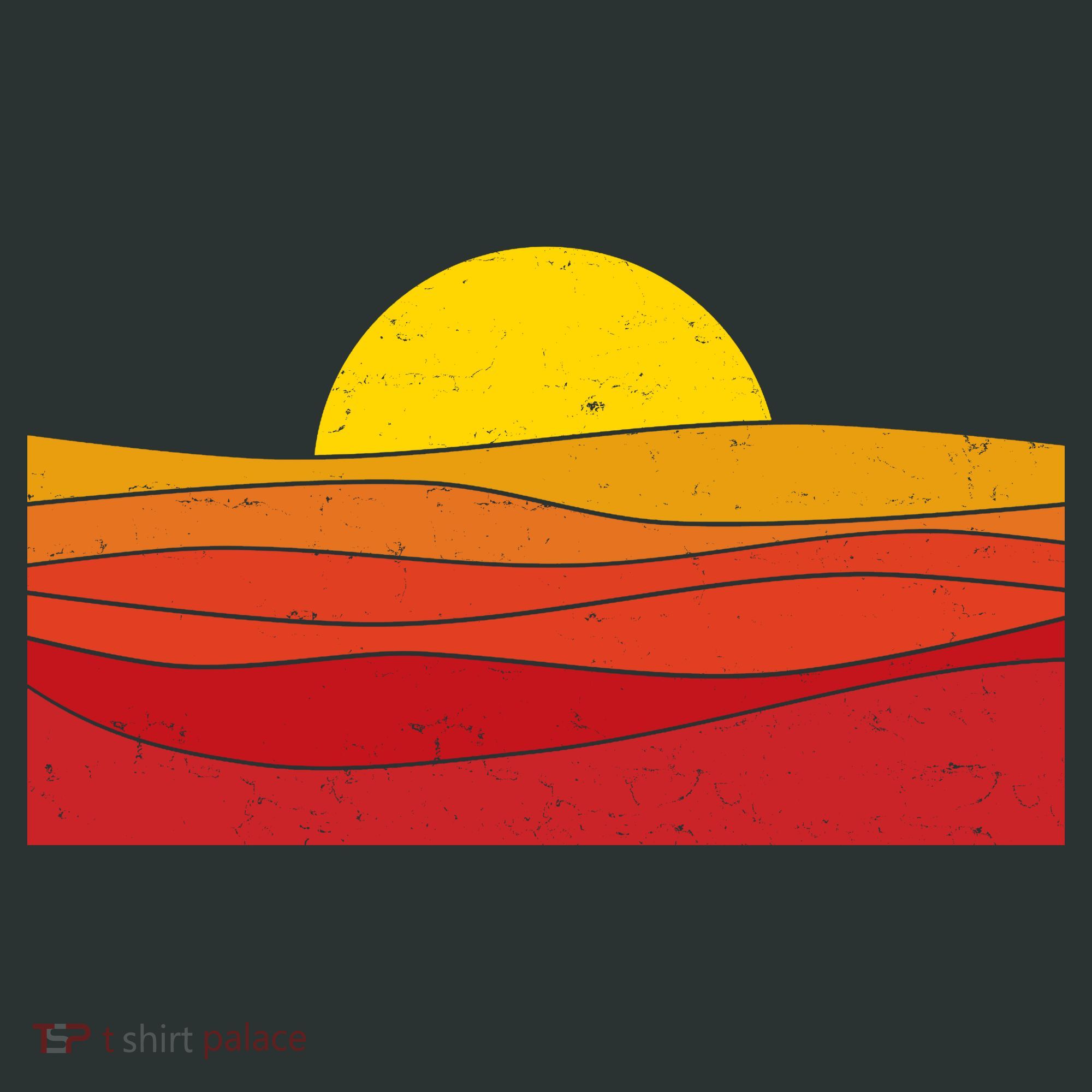 70s Retro Vintage Sunset T-Shirt