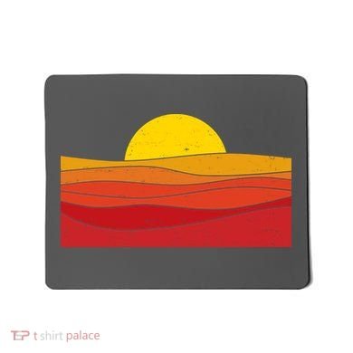 70s Retro Vintage Sunset Mousepad