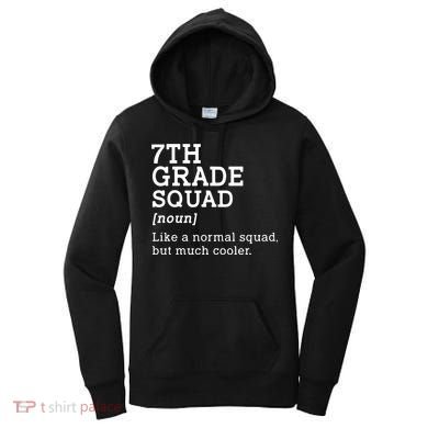 7th Seventh Grade Squad Student Teacher Back To School Gift Women's Hoodie