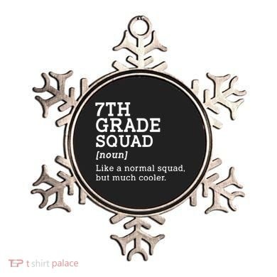7th Seventh Grade Squad Student Teacher Back To School Gift Ornament
