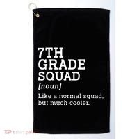 7th Seventh Grade Squad Student Teacher Back To School Gift Golf Towel thumb 0