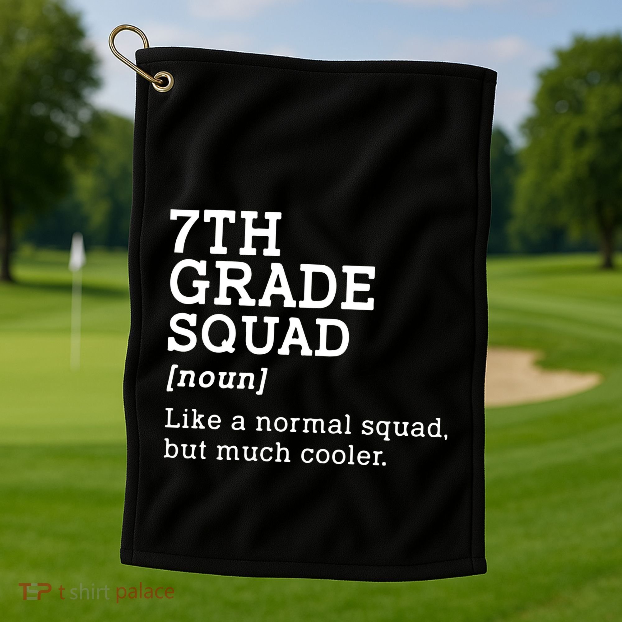 7th Seventh Grade Squad Student Teacher Back To School Gift Golf Towel