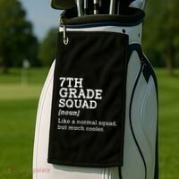 7th Seventh Grade Squad Student Teacher Back To School Gift Golf Towel thumb 2