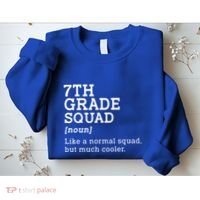 7th Seventh Grade Squad Student Teacher Back To School Gift Sweatshirt thumb 2