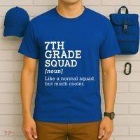 7th Seventh Grade Squad Student Teacher Back To School Gift T-Shirt thumb 6
