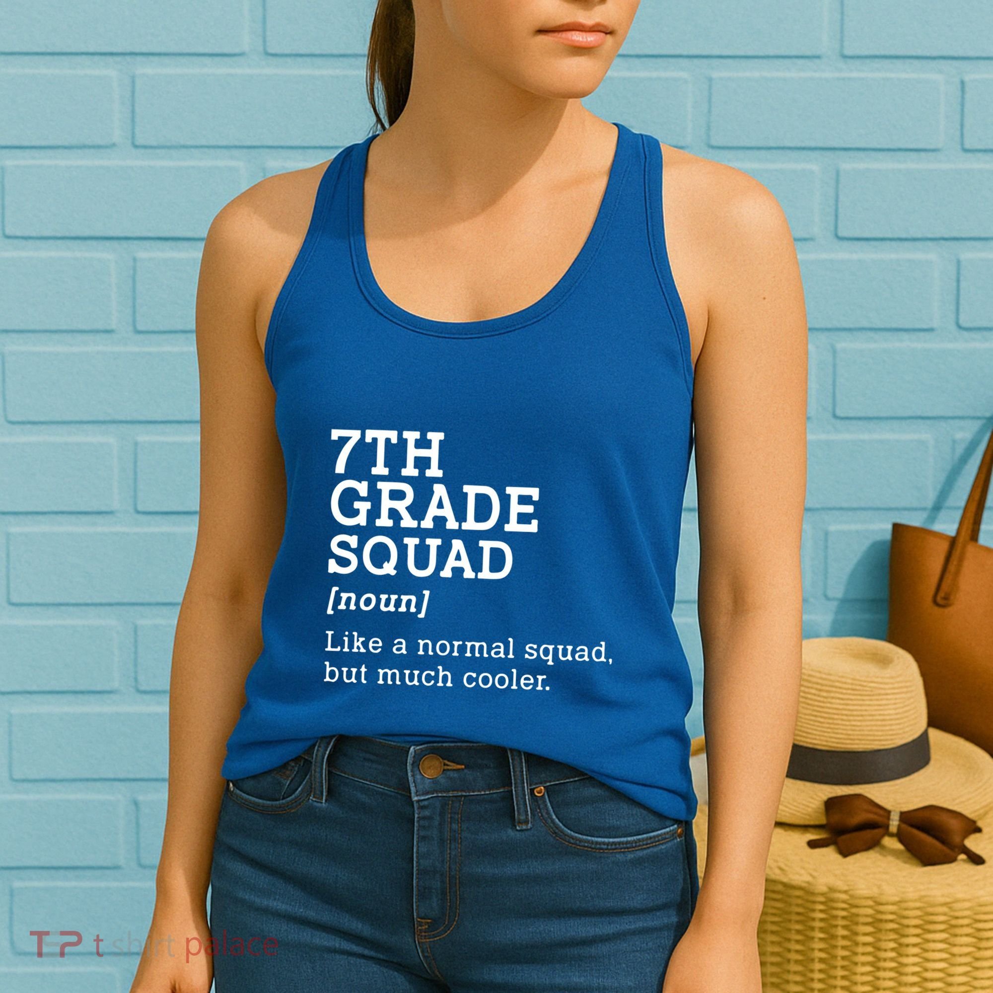 7th Seventh Grade Squad Student Teacher Back To School Gift Women's Tank Top